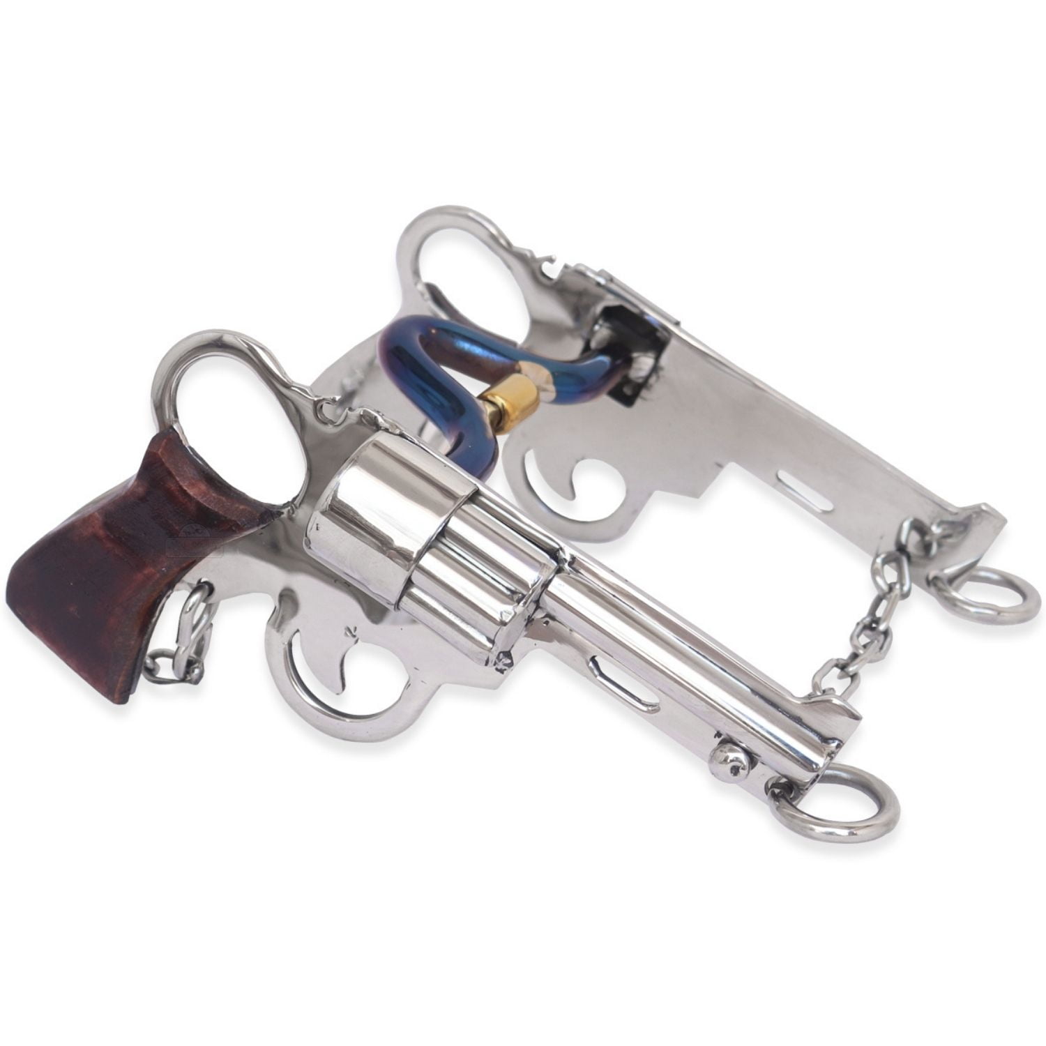 Freio para Cavalo Revolver Tabatinga em Aço Inox com Salivador MCS8637