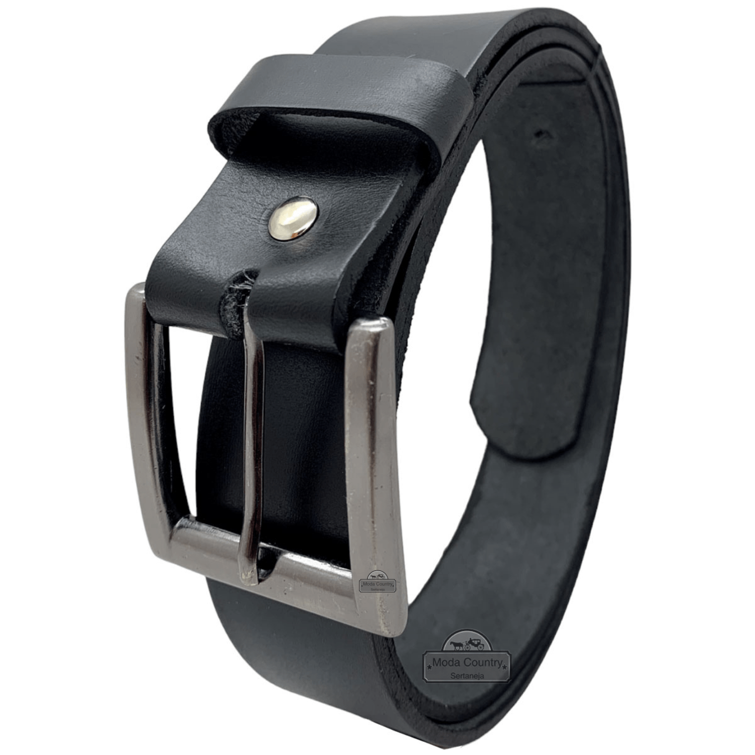 Cinto Social em Couro Legítimo Liso 3,5cm MCS7182