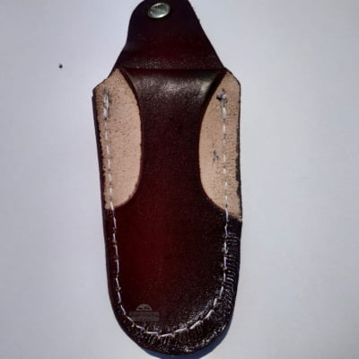 Bainha de Couro Legítimo e Canivete Aço Carbono MCS5202