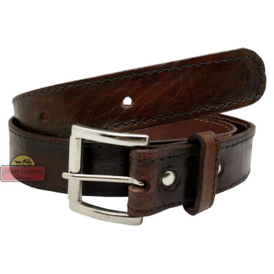 Cinto de Couro Personalizado Fivela Removível MCS7156