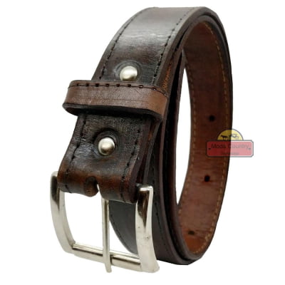 Cinto de Couro Personalizado Fivela Removível MCS7156