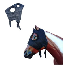 Capa para Cavalo com Pescoceira e Capuz Protetora de Frio Inverno MCS2861
