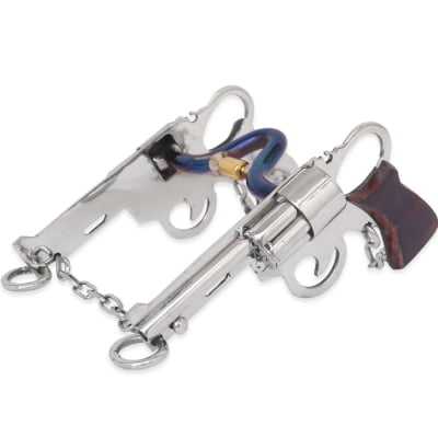 Freio para Cavalo Revolver Tabatinga em Aço Inox com Salivador MCS8637