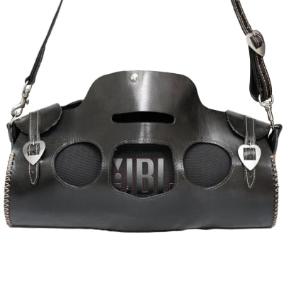 Case Suporte Capa Bolsa de Sela para Caixa JBL em Couro MCS5520