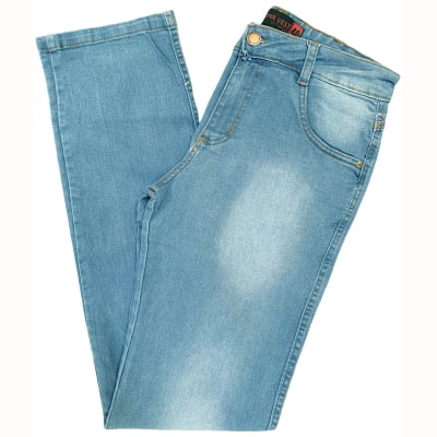 Calça Jeans Masculino Azul Clara MCS7702