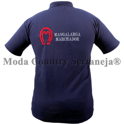 Camisa Country Cowboy Mangalarga Polo Manga Longa MCS7804