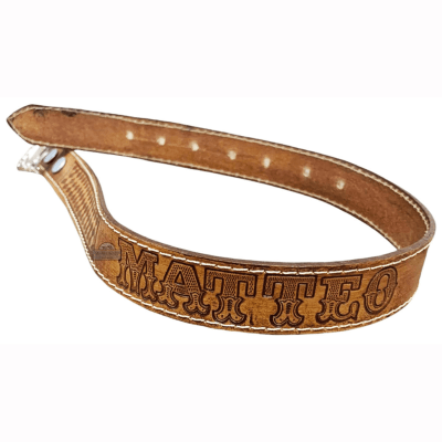Cinto Country De Couro Legítimo Entalhado Personalizado com Nome Infantil MCS7149 Cinto Country De Couro Legítimo Entalhado Personalizado com Nome Infantil MCS7149